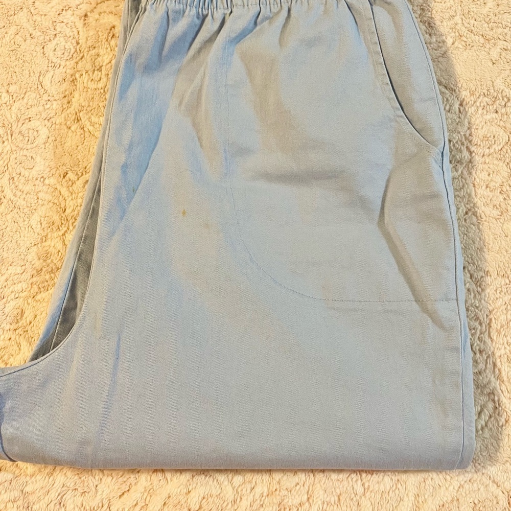 Denim&Co Light Blue Capris